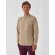 Polo de manga larga personalizado de hombre algodón ring-spun 230 g/m2 Arena detalle 1