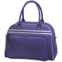 Bolsa de viaje retro tipo bolos personalizada lila Bolsa de viaje retro tipo bolos personalizada lila
