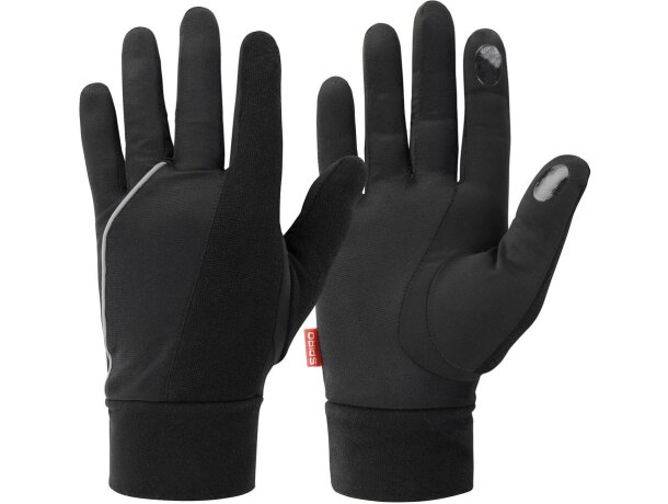 Guantes especiales para deporte resistentes al viento Negro detalle 1