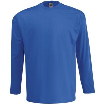 Camiseta manga larga Value Weight de Fruit of the loom 165 gr azul royal Camiseta manga larga Value Weight de Fruit of the loom 165 gr azul royal