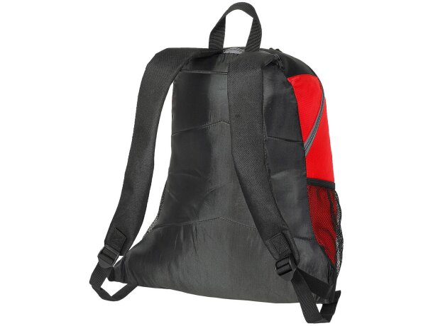 Mochila Chester Negro/rojo detalle 1