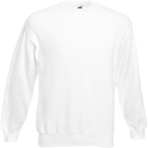 Sudadera manga Montada  blanca