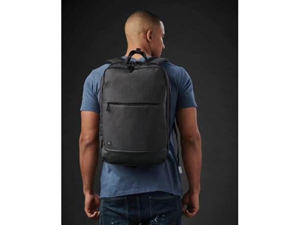 Mochila Yaletown Commuter Gris brezo detalle 5