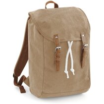 Mochila estilo vintage con acolchado para ordenador Mochila estilo vintage con acolchado para ordenador