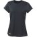 Camiseta de mujer blanca manga corta 160 gr personalizada negra