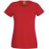 Camiseta Valueweight de mujer 160 gr roja