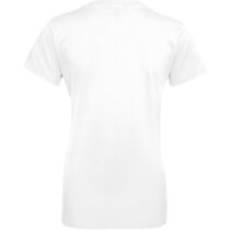 Camiseta de mujer 160 gr 100% algodón blanca Camiseta de mujer 160 gr 100% algodón blanca