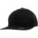 Gorra plana elastano 6 paneles con visera plana