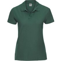 Polo manga corta de mujer entallado 220 gr blanco Polo manga corta de mujer entallado 220 gr blanco