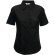 Popeline Bluse personalizado negro