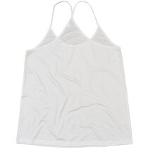 Vestido de mujer en tejido mixto personalizado blanco Vestido de mujer en tejido mixto personalizado blanco