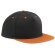 Gorra  estilo snapback de 5 Paneles personalizada negra