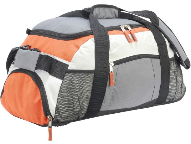 Bolsa de deporte o viaje de colores combinados barata gris Bolsa de deporte o viaje de colores combinados barata gris