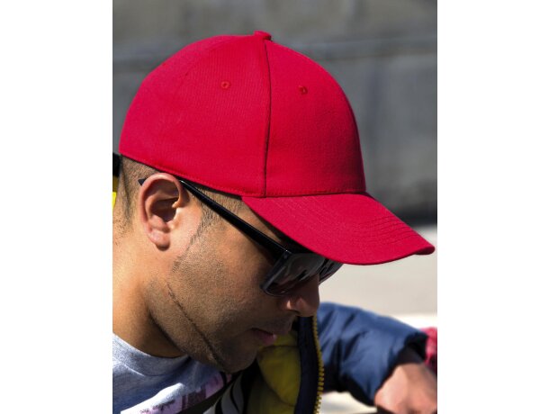 Gorra de algodon 240 gr con banda antisudor personalizada