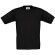 Camiseta gruesa de niño 185 gr negro