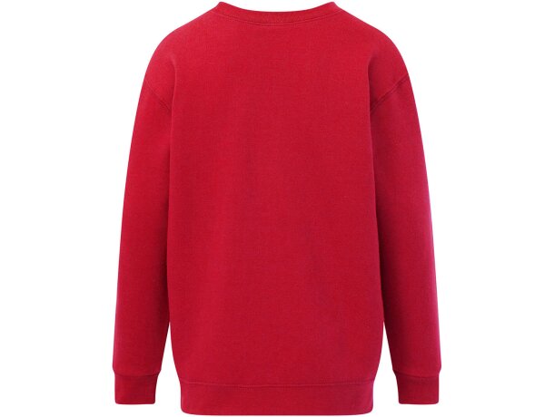 Sudadera para niño personalizada para niños de poliéster 280 g/m2 Rojo detalle 2