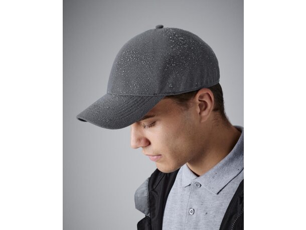 Gorra Seamless Impermeable Brezo/oxford azul detalle 1