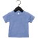 Camiseta Baby Triblend manga corta Azul mezcla triple