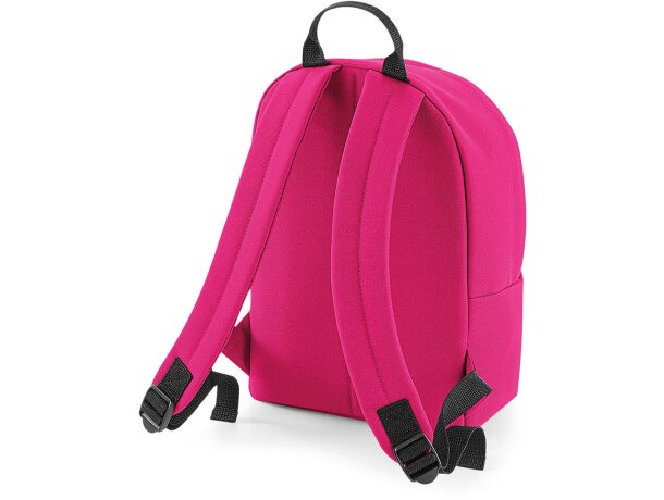Mochila para niños personalizada poliéster Mini Fashion Fucsia detalle 1