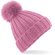 Gorro con pom pom unisex Rosa oscuro