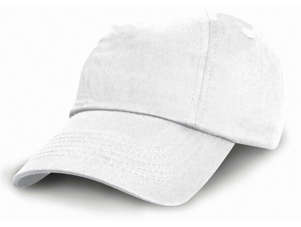 Gorra para niño original en algodón 190 g/m2 Azul cielo detalle 1