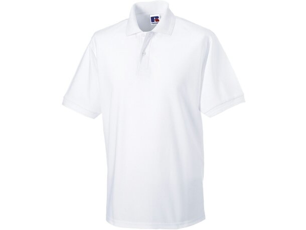 Polo de hombre 100% algodón tallas grandes barato blanco