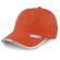 Gorra con detalles reflectantes deportiva personalizada naranja fluor