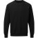 Sudadera raglan de hombre Negro