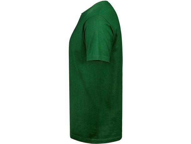 Camiseta de hombre 185 gr Verde bosque detalle 2