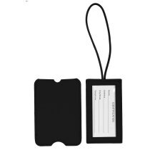 Etiqueta para maletas de poliuretano con funda protectora