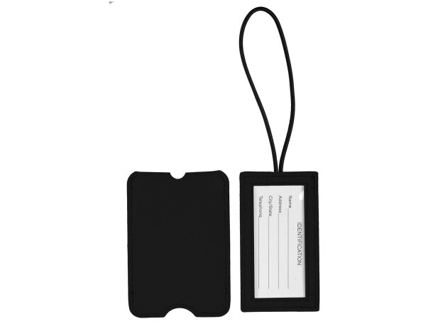 Etiqueta para maletas con funda protectora de poliuretano Rojo detalle 2