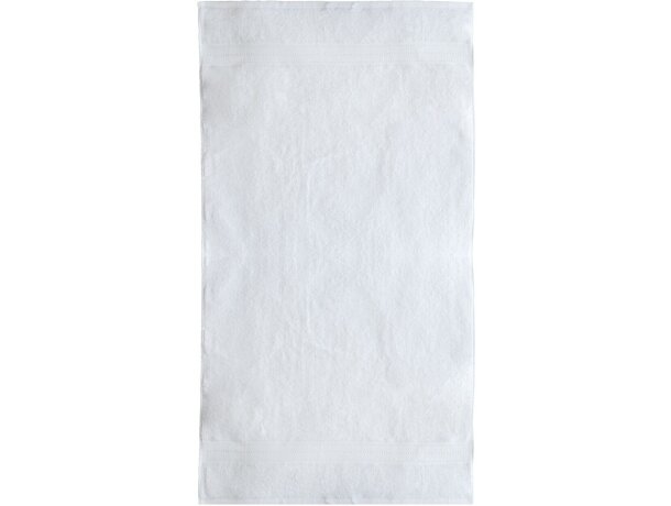 Toalla de baño en algodón 550 gr blanca