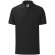 Polo manga corta unisex de algodón ring-spun 170 g/m2 Iconic Negro