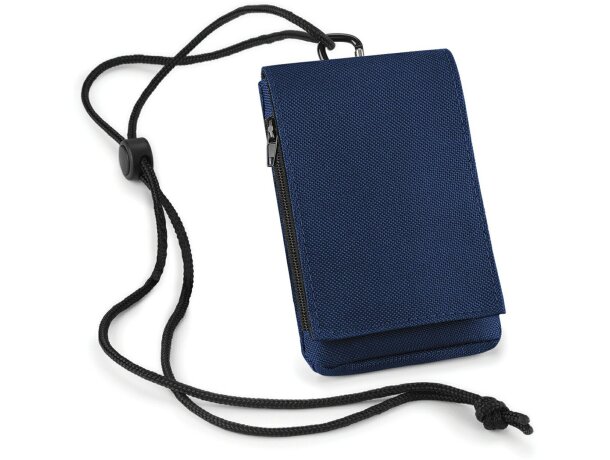 Funda para móvil con colgante y cierre de velcro personalizada azul marino Funda para móvil con colgante y cierre de velcro personalizada azul marino