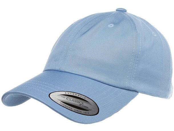 Gorra Twill perfil bajo Pizarra azul detalle 1