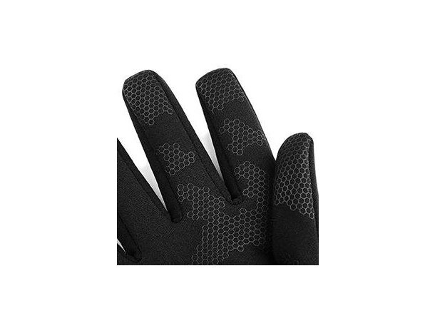 Guantes Softshell Sports Tech Negro detalle 1