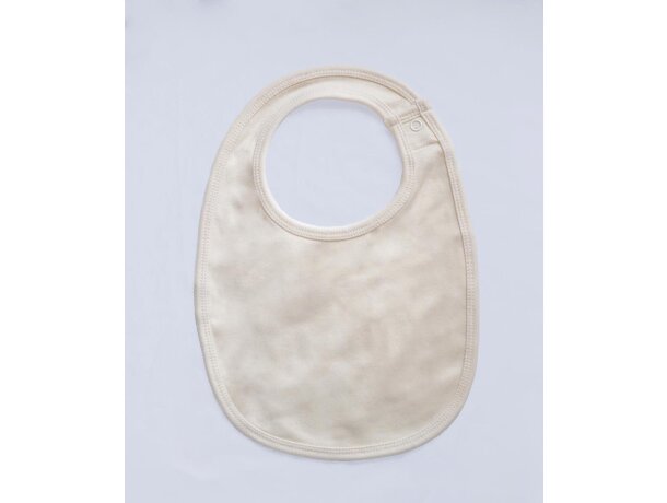 Babero Kilkis algodón orgánico ringspun cierre botones nuca Negro detalle 3