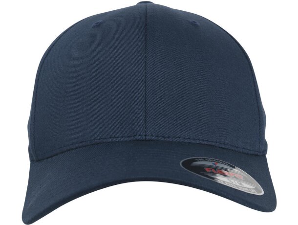 Gorra Flexfit algodón orgánico Marino detalle 4