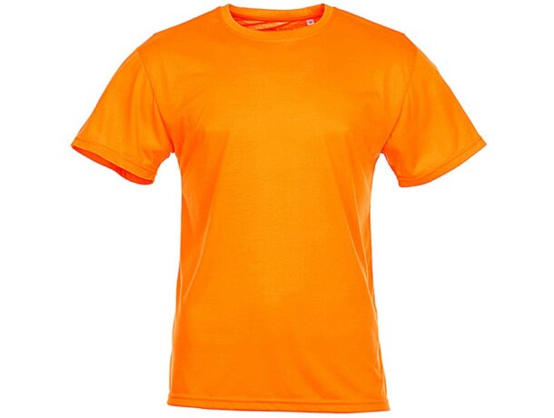 Camiseta técnica de hombre 160 gr naranja Camiseta técnica de hombre 160 gr naranja
