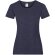 Camiseta Valueweight de mujer 160 gr azul profundo