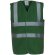 Chaleco de seguridad poliéster 120 g/m2 Paramedico verde