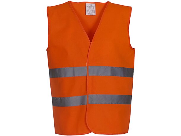 Chaleco Sechelt reflectante poliéster 120g alta visibilidad Amarillo fluorescente detalle 2