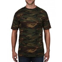 Camiseta de manga corta camuflaje Camiseta de manga corta camuflaje