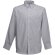 Camisa Oxford manga larga hombre  personalizada gris