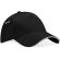 Gorra de 5 paneles con visera tipo sandwich negra