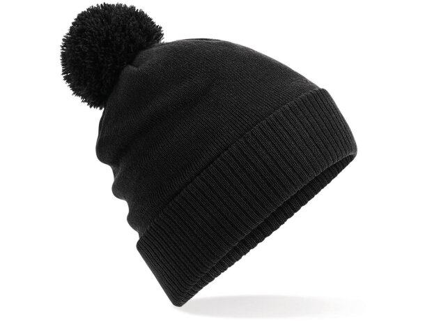 Gorro térmico Snowstar con pompón y forro micropolar unisex Amarillo fluorescente detalle 9