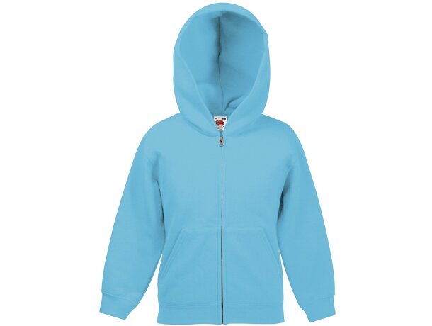 Sudadera con capucha infantil Classic en algodón y poliéster Borgoña detalle 1