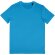 Camiseta unisex de algodón orgánico 155 gr personalizada azul claro