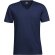 Camiseta de hombre cuello en V corte moderno azul marino