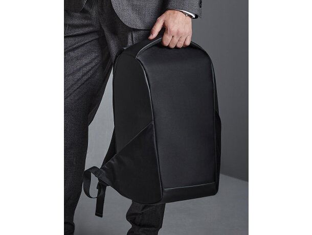 Mochila para portátil XL de poliéster Negro detalle 7